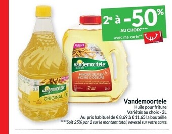 Intermarché Vandemoortele aanbieding