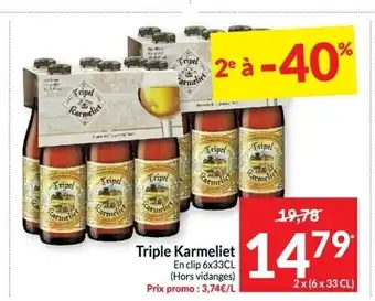 Intermarché Triple karmeliet aanbieding