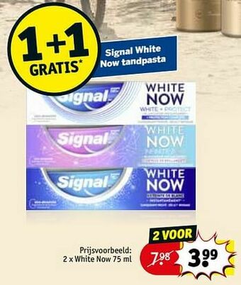 Kruidvat White now aanbieding