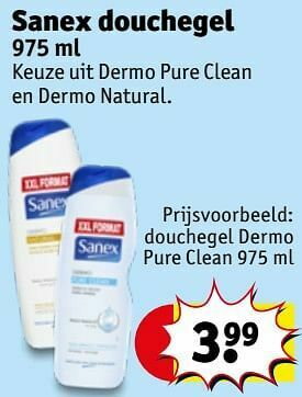 Kruidvat Douchegel dermo pure clean aanbieding