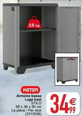Cora Armoire basse lage kast stilo aanbieding