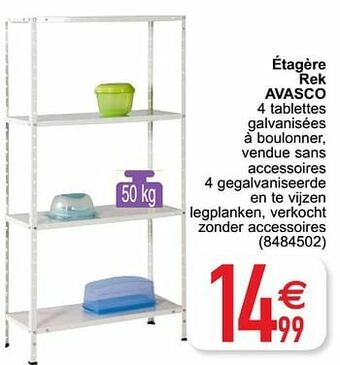Cora Étagère rek avasco aanbieding