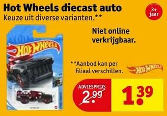 Hot wheels diecast auto