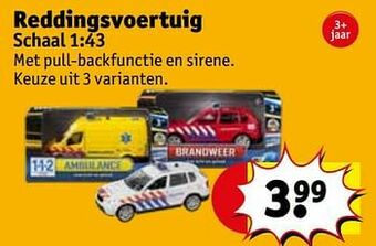 Kruidvat Reddingsvoertuig aanbieding