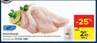 Carrefour Market Schelvishaasje 100g aanbieding