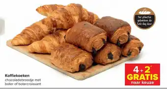 Carrefour Market Koffiekoeken chocoladebroodje aanbieding