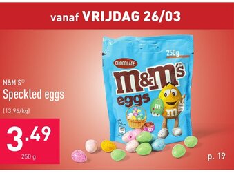 ALDI M&M's Speckled eggs aanbieding