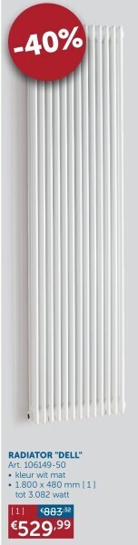 Zelfbouwmarkt Radiator dell aanbieding