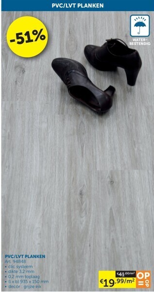 Zelfbouwmarkt Pvc/lvt planken aanbieding