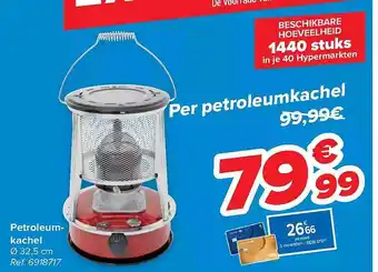 Carrefour Petroleumkachel aanbieding
