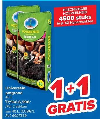 Carrefour Universele potgrond aanbieding