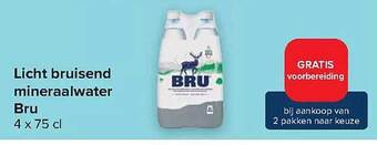 Carrefour Market Licht bruisend mineraalwater bru aanbieding