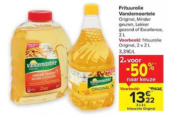 Carrefour Market Frituurolie vandemoortele aanbieding