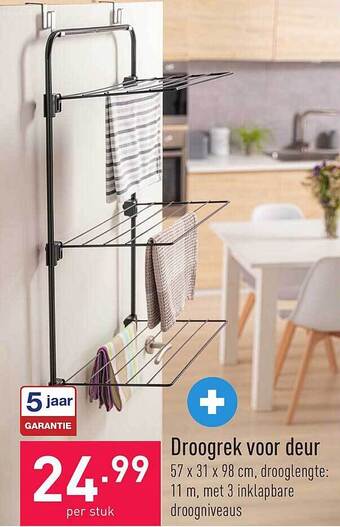 ALDI Droogrek voor deur aanbieding