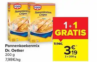 Carrefour Market Pannenkoekenmix dr oetker aanbieding