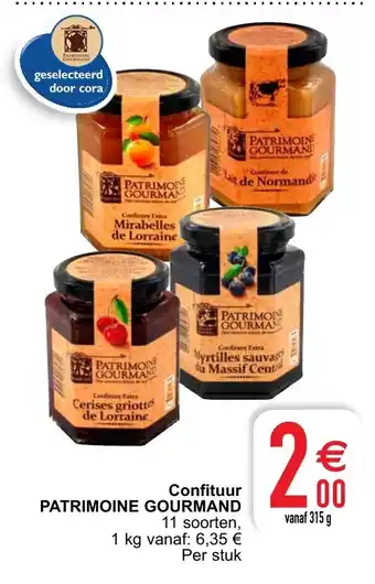 Cora Patrimone Gourmand Confituur aanbieding