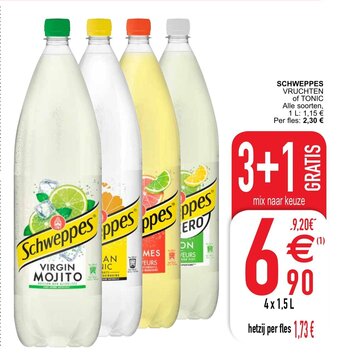 Cora Schweppes aanbieding