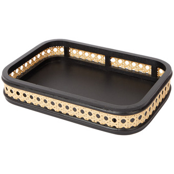 Action Houten tray met webbing aanbieding