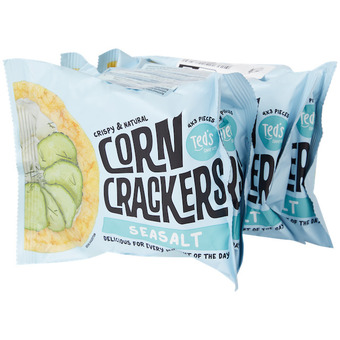 Maiscrackers met zeezout