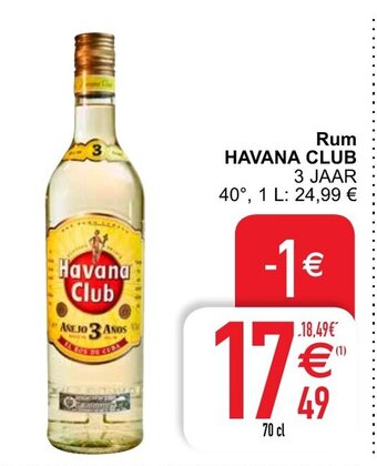 Cora Havana Club Rum aanbieding