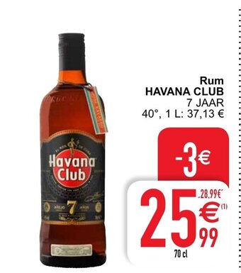 Cora Havana Club Rum aanbieding
