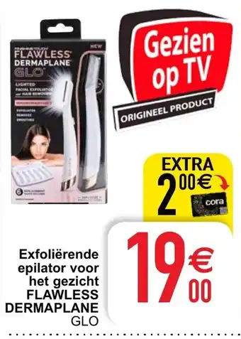 Flawless Dermaplane Exfolierende epilator voor het gezicht