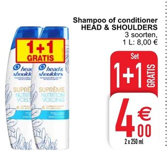 Cora Head & Shoulders Shampoo of conditioner aanbieding