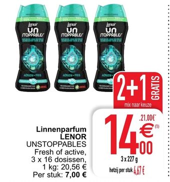 Cora Lenor Linnenparfum aanbieding