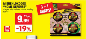 Hubo Mierenlokdoos Home Defense aanbieding