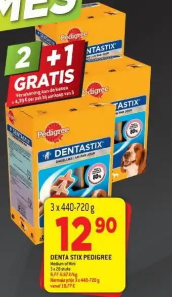 Denta stix pedigree 720g