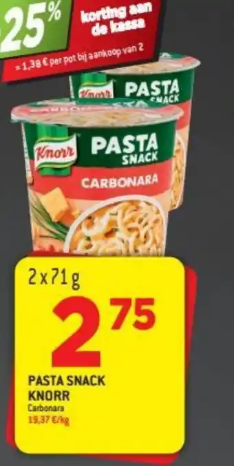 Pasta snack knorr