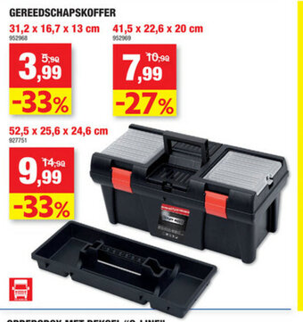 Hubo Gereedschapskoffer aanbieding