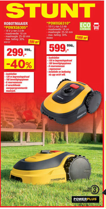 Hubo Robotmaaier POWXG6305 aanbieding