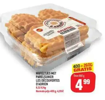 Wafeltjes met parelsuiker les decouvertes d'adrien 660g