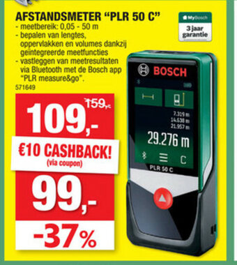Afstandsmeter PLR 50 C