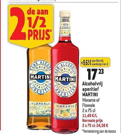 Alle Aperitief alcoholvrij promoties Vind en bekijk de goedkoopste