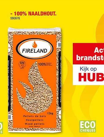 Hubo Fireland pellets aanbieding