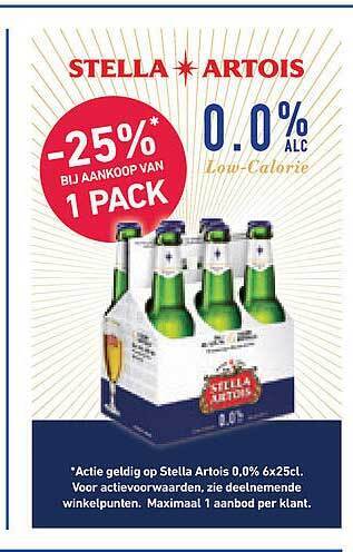 Prik en Tik Stella artois aanbieding