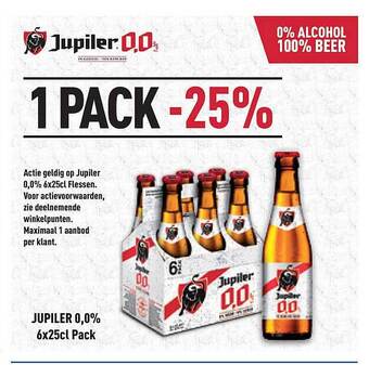 Prik en Tik Jupiler 0,0% aanbieding