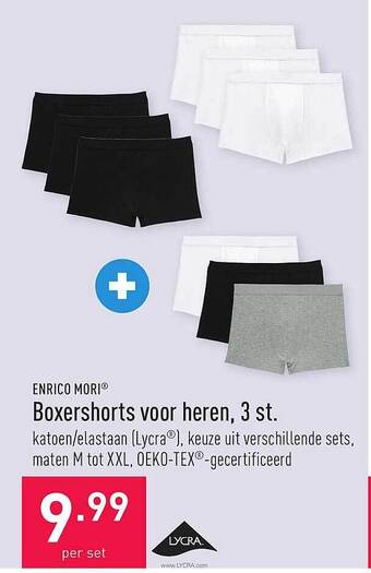 ALDI Boxershorts voor heren aanbieding