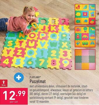 ALDI Playland puzzelmat aanbieding