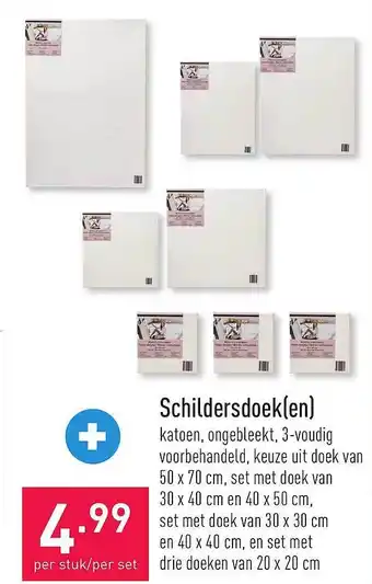 ALDI Schildersdoek aanbieding