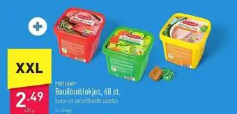 ALDI Portland bouillonblokjes aanbieding