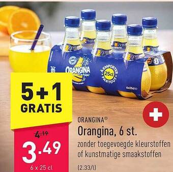 ALDI Orangina, 6 st. aanbieding