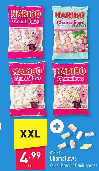 ALDI Haribo chamallows aanbieding