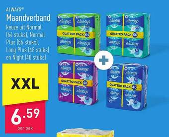 ALDI Always maandverband aanbieding