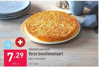 ALDI Pâtissier gaulthier verse bresiliennetaart aanbieding