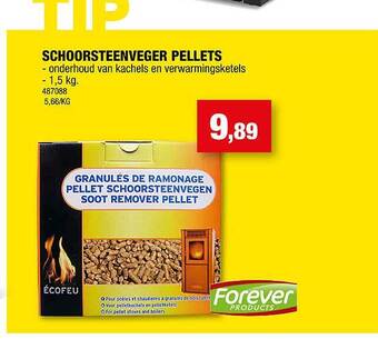 Hubo Schoorsteenveger pellets aanbieding