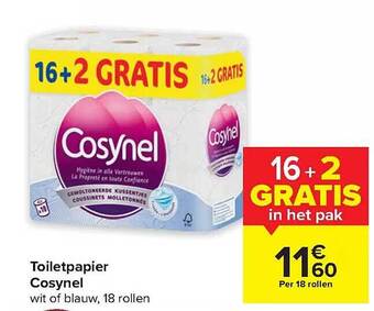Carrefour Market Toiletpapier cosynel aanbieding