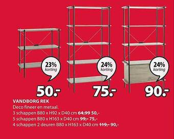 Jysk Vandborg rek aanbieding